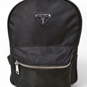 Prada Black/Sliver Backpack